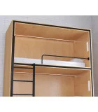 Bunk bed with Loft Design upholstery order